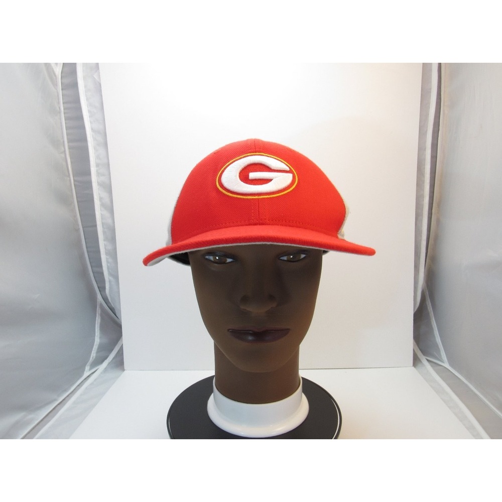 Georgia‎ Bulldogs Hat Nike True Dri-Fit Men's L/XL Red Grey USA Flag Cap